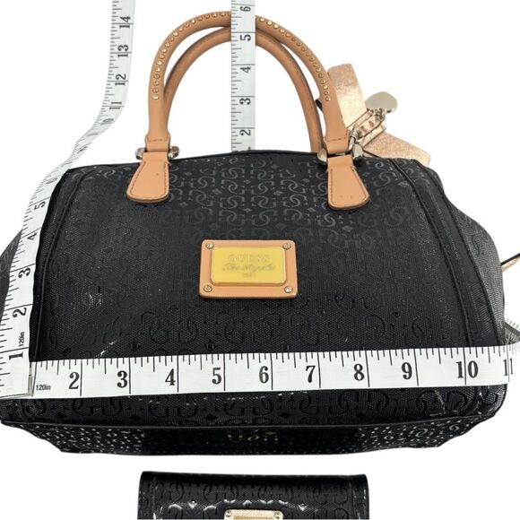 Guess LA 1981 PVC Vintage Bag w/Charm and Wallet Y2K 90's - Picture 6 of 7